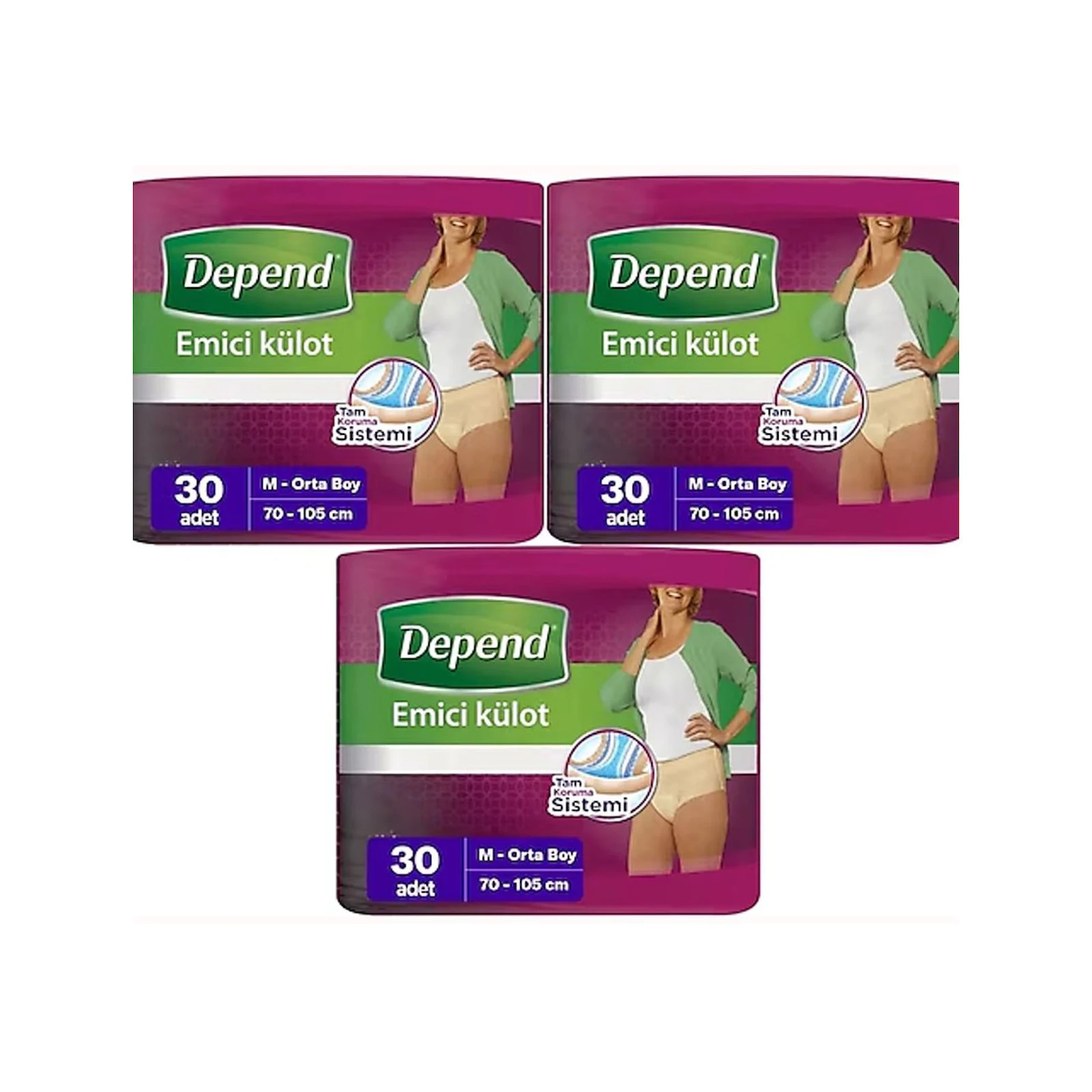 Depend Emici Külot 30'lu (3x10)