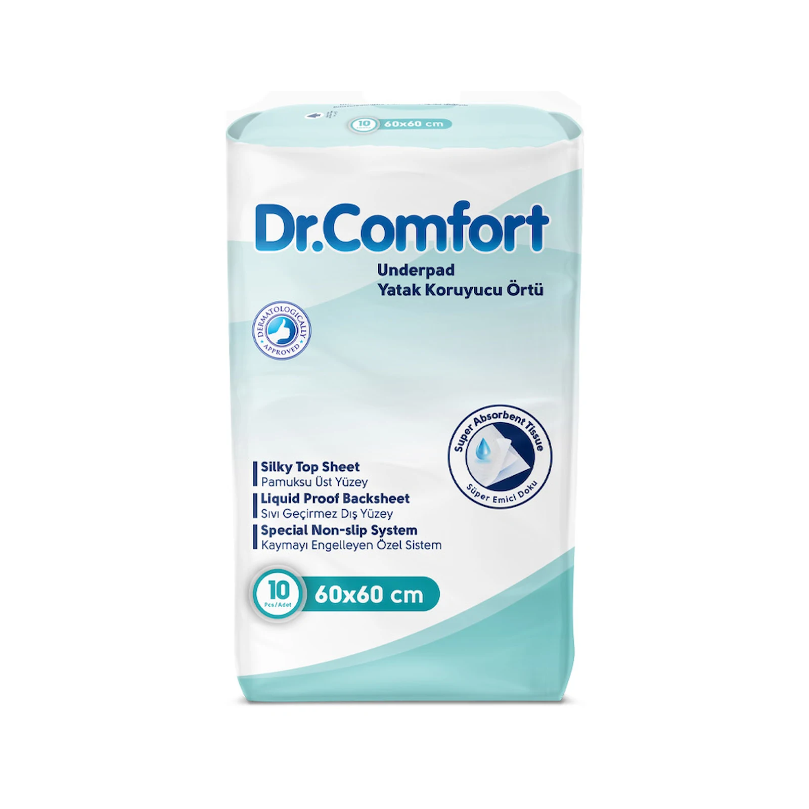 Dr. Comfort Yatak Koruyucu Örtü 60x90 cm 10'lu