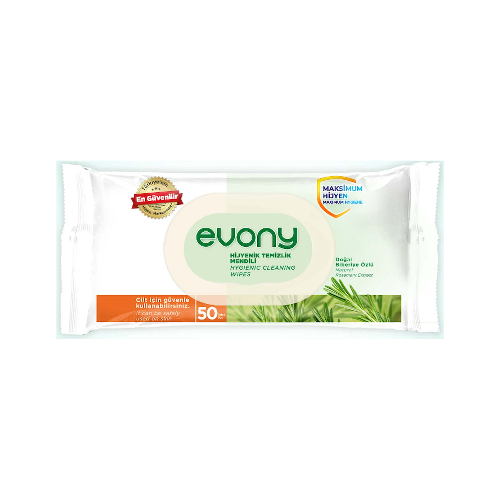 Evony Vücut Temizleme Havlusu 50'li