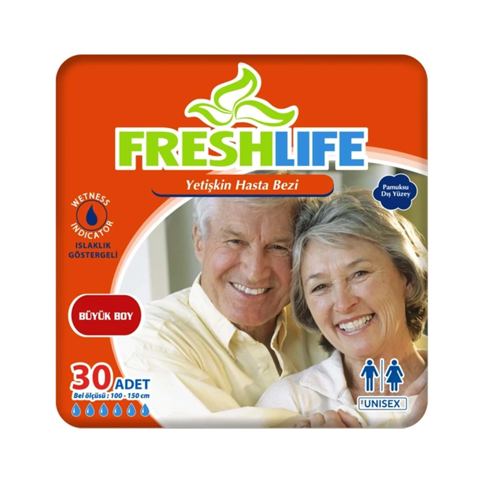Freshlife Bel Bantlı Yetişkin Hasta Bezi 30'lu
