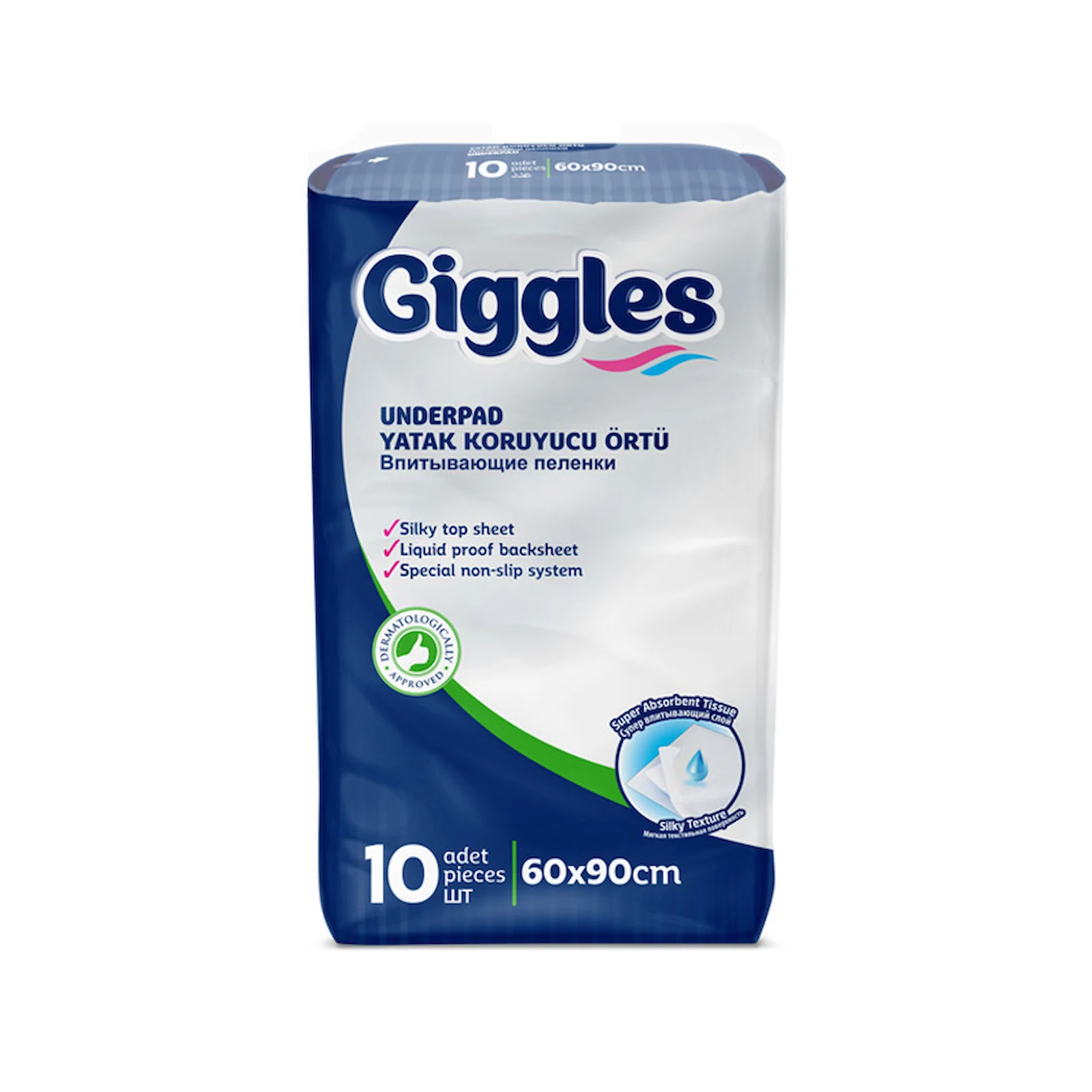 Giggles Yatak Koruyucu Örtü 60x90 cm 10'lu