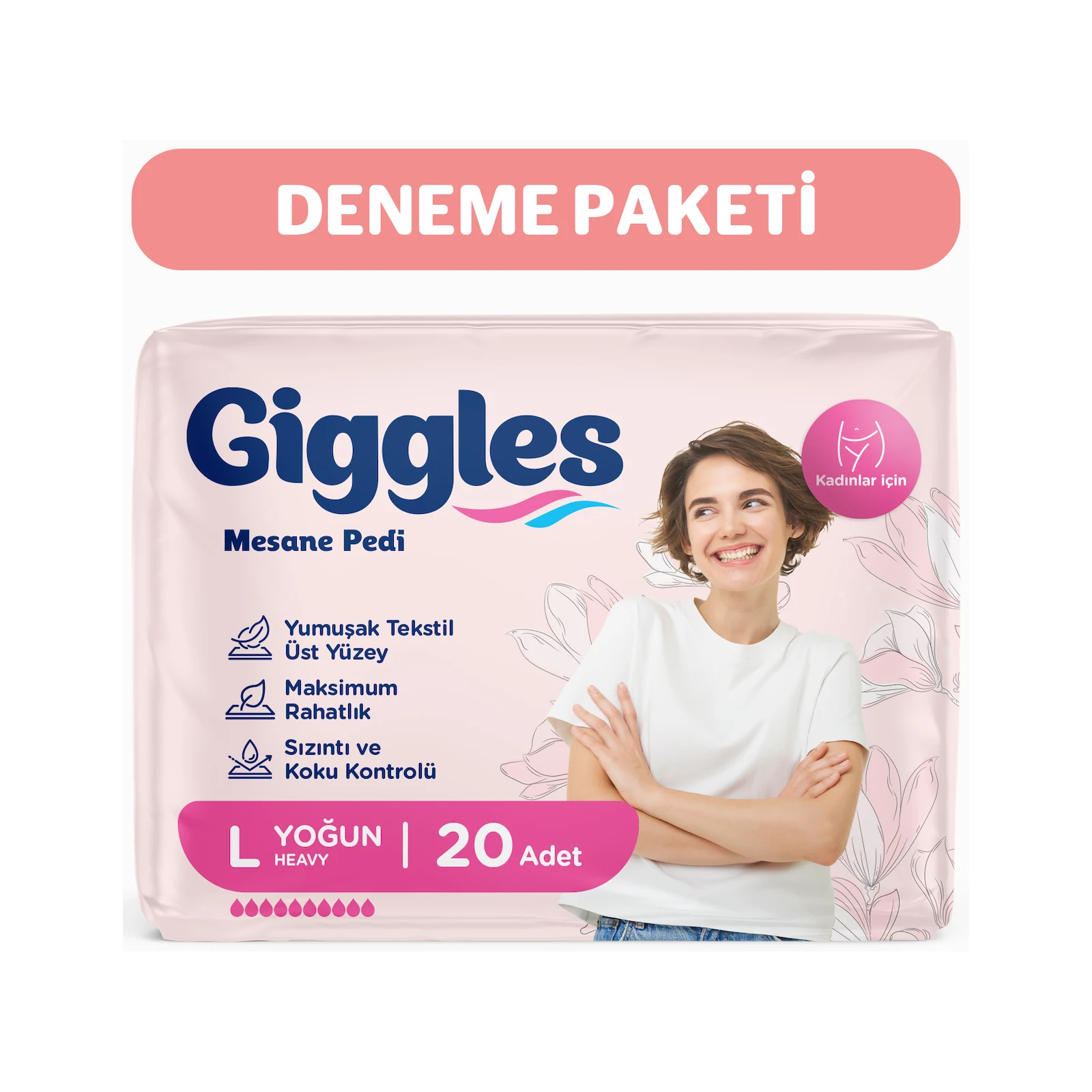 Giggles Kadın Mesane Pedi 20'li