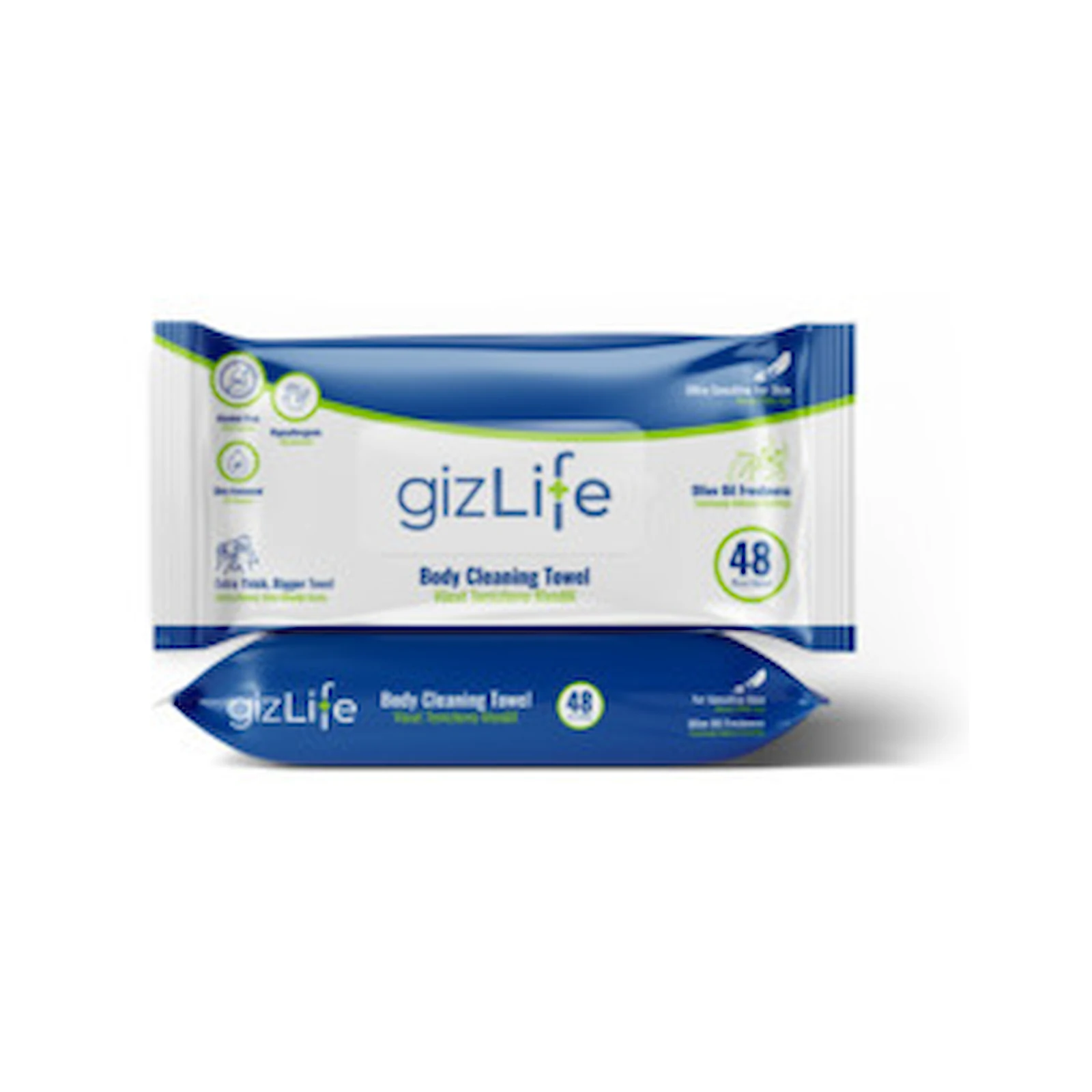 GizLife Vücut Temizleme Havlusu 50'li