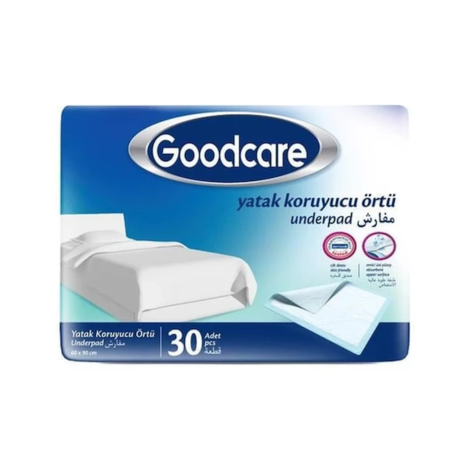 Goodcare Yatak Koruyucu Örtü 60x90 cm 30'lu