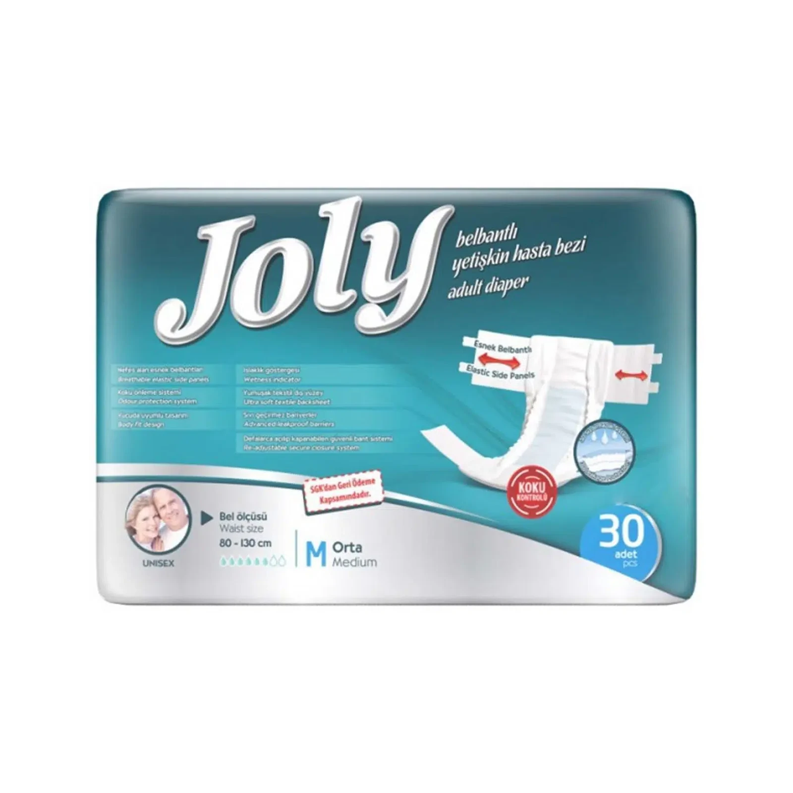 Joly Bel Bantlı Yetişkin Hasta Bezi 30'lu