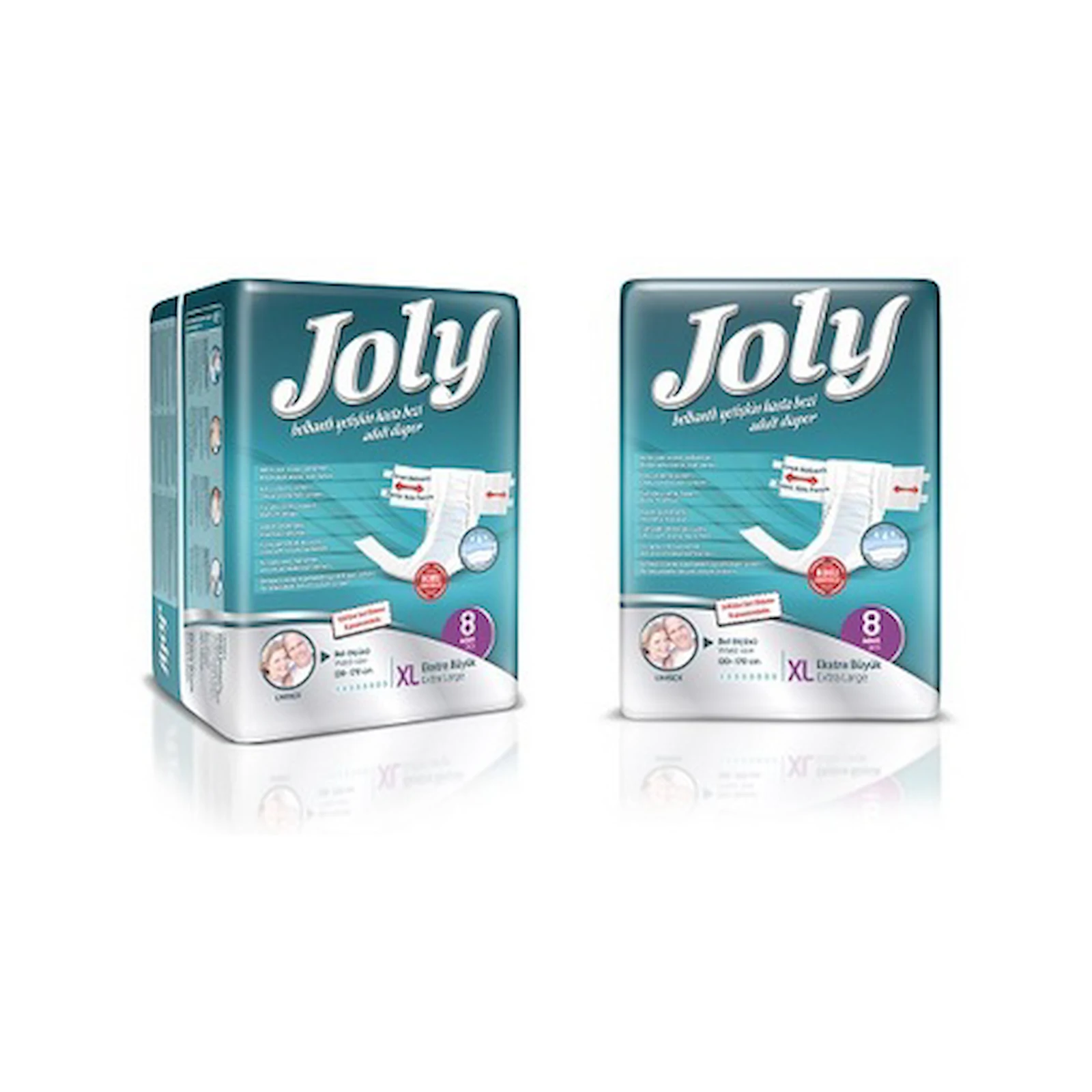 Joly Bel Bantlı Yetişkin Hasta Bezi XL 8'li