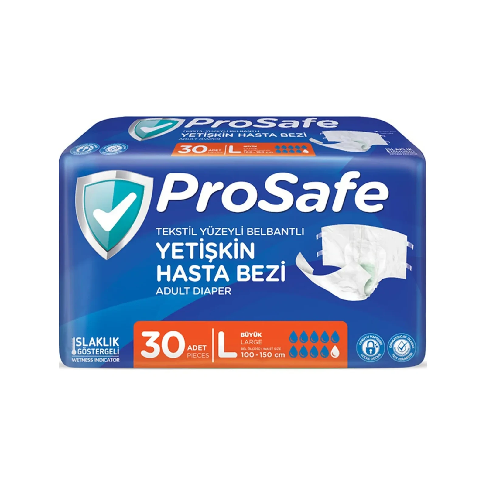 ProSafe Bel Bantlı Yetişkin Hasta Bezi 30'lu